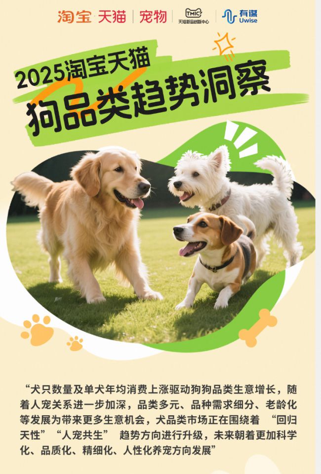 类消费趋势报告13大品牌领跑细分赛道开元ky棋牌天猫宠物发布2025狗品(图11)